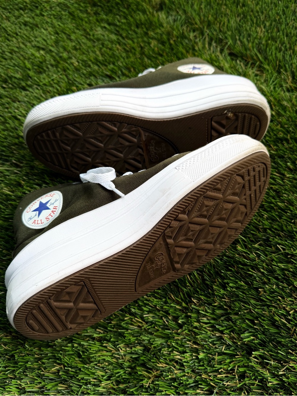 Converse All Star Move Hi Tops in Dark Olive Green - High-Top Sneakers - Picture 5 of 5